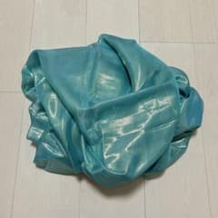 新品】ベリーダンス 金糸混 シルクベール ターコイズ ブルー グリーン