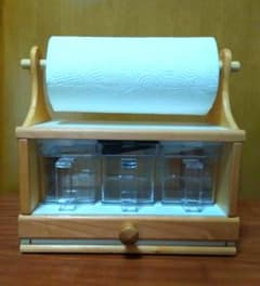 ハンドメイド ペーパーホルダーラック 家具 スパイスラックのサムネイル