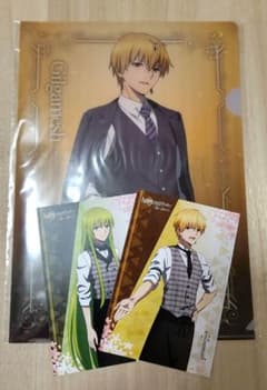 fgo 길가메쉬 당선품 클리어 파일 스이파라 엽서 세트