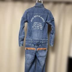AVIREXデニムオールインワンつなぎのサムネイル