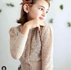 即完売 soor ploom Rose cardigan レースカーデ　4-5yのサムネイル