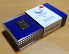 TOKYO2020 東京パラリンピックエンブレム2020ピンバッチ四角黒EM古美 TOKYO2020 東京パラリンピックエンブレム2020ピンバッチ四角黒EM