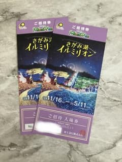 さがみ湖イルミリオン 招待券 2024-2025のサムネイル