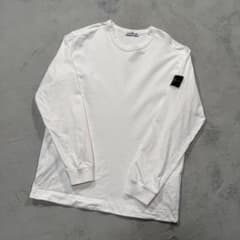 ストーンアイランド　XLサイズ　721564450 白　厚手　ロンT ストーンアイランド XLサイズ 721564450 白 厚手 ロンT - メルカリ
