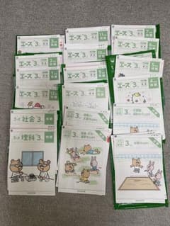 がんばる舎　エース　小学3年生向け 学習テキスト 1年分セットのサムネイル