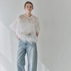 新品未使用 cygne シーニュ　フェザートップス　Moniのサムネイル