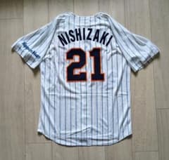 日本ハムファイターズ 日ハム　デサント　ユニフォーム レア】日本ハム ファイターズ 西崎 ホーム ユニフォーム デサント M