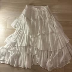 SNIDEL フレアスカート ホワイトのサムネイル