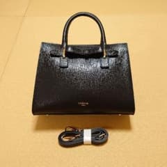 【元箱あり・美品】カメリアローマ サフィアーノレザー ハンドバッグのサムネイル