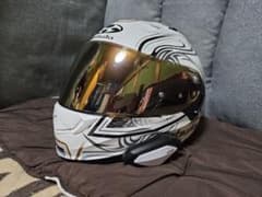 OGK KABUTO KAMUI 3JAG パールホワイト　M　インカム付きのサムネイル