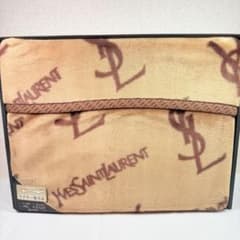 Yves Saint Laurent　マイヤー敷毛布　100×205㎝　ギフト Yves Saint Laurent マイヤー敷毛布 100×205㎝ ギフト - メルカリ