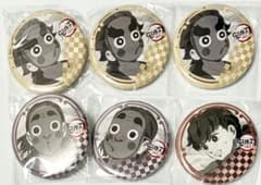 鬼滅の刃 ダイニング お楽しみくじ 缶バッジ 小鉄 鉄穴森 無一郎のパパ