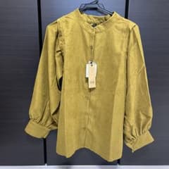 r.p.s 2way ブラウス マスタード Mサイズ 新品未使用のサムネイル