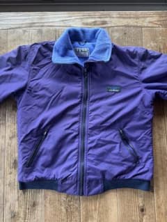 LL.Bean ナイロンジャケット ウォームアップジャケット パープル 紫のサムネイル