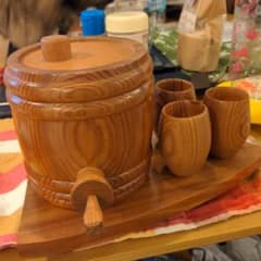 専用！　屋久杉　酒樽セットのサムネイル