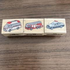 トミカ　緊急車両はんこセットのサムネイル
