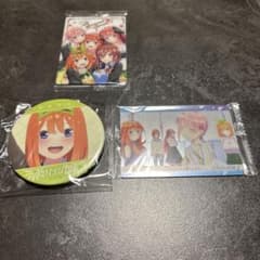 五等分の花嫁 缶バッジ カード グッズ3点セットのサムネイル