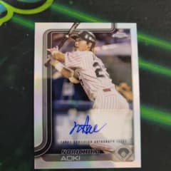 青木宣親 直筆サインカード Topps Chrome NPB 2025 - メルカリ