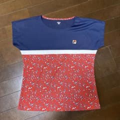 FILA Tシャツ Mサイズ ネイビー/レッドのサムネイル