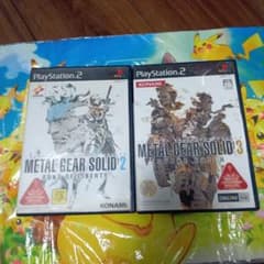 PS2 METAL GEAR SOLID 2 & 3 세트
