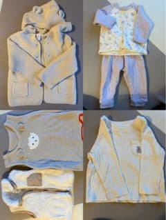 baby GAP くま耳フード付きニットカーディガン 18-24mのサムネイル