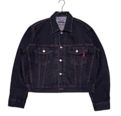 90s Wrangler BLACK DENIM JACKET 日本製 短丈 90s Wrangler BLACK DENIM JACKET 日本製 短丈 - メルカリ