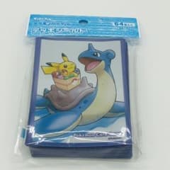 ポケモンカード 定期便 デッキシールド スリーブ ピカチュウ&ラプラスのサムネイル