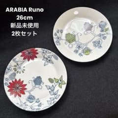 未使用 26cm 2枚セット アラビア ルノ サマーレイ スプリングドロップ 未使用 26cm 2枚セット アラビア ルノ サマーレイ スプリングドロップ