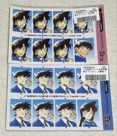 名探偵コナン 証明写真風ステッカー 工藤新一 毛利蘭 - メルカリ