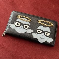 DOLCE&GABBANA ドルチェ＆ガッバーナ 長財布 DGFAMILY 黒 - メルカリ