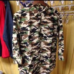 レイジブルー Rageblue カモ柄シャツ 破格のサムネイル