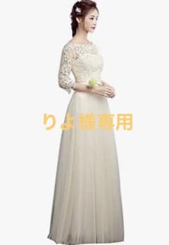 【お値下げ可能です！】ウエディングドレス　前撮り　白ドレスのサムネイル