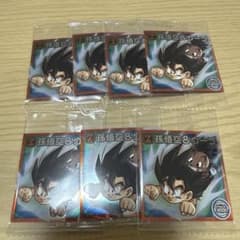 ドラゴンボール 超戦士シールウエハース 孫悟空＆ウーブ 7枚セットのサムネイル