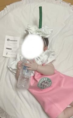 スターバックス フラペチーノ風 コスチューム ハンドメイド ピンクのサムネイル