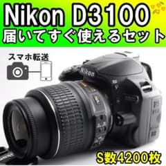 初心者おすすめ✨Nikon D3100 一眼レフカメラ スマホ転送 ガイド付