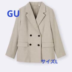 GU ダブルブレストジャケットZ ベージュのサムネイル