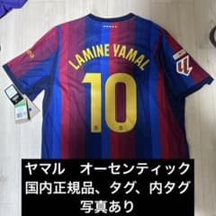 バルセロナ 26/27 ホーム オーセンティック ヤマル10 L 26-27 バルセロナ HOME オーセンティックユニフォーム #10 ヤマル