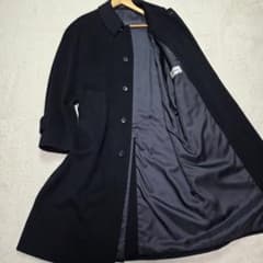 XL カシミヤ混 EPPOLO ロングコート 総裏 光沢 極美品