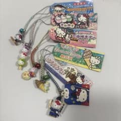 ⑮ハローキティ ご当地根付けストラップ 5点セットのサムネイル