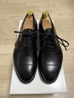 F.lli Giacometti FG602 キャップトゥ ブラック 39のサムネイル
