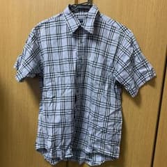 バーバリーの半袖シャツ チェックシャツのサムネイル