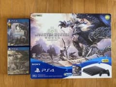 MONSTER HUNTER : WORLD PS4 세트 몬한 소프트 2 종류 포함