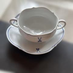 Meissen マイセン スープカップ＆ソーサー Meissen マイセン スープカップ＆ソーサー - メルカリ