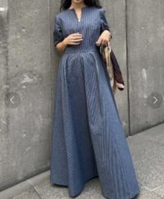 ameri vintage DENIM DIMENSIONAL DRESSのサムネイル