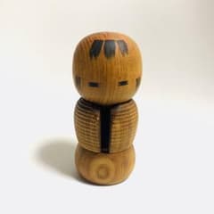 希少】創作こけし 「みちのく(雪国)」相田晴峰 こけし 昭和レトロ 伝統