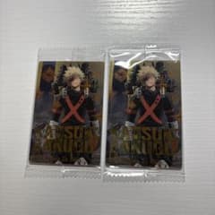 僕のヒーローアカデミア 爆豪勝己 カード 2枚セット ソフトクッキー レアのサムネイル