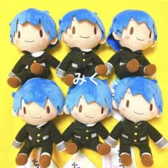 初音ミクシリーズ　ふわぷちミニぬいぐるみ　KAITO　制服Ver.