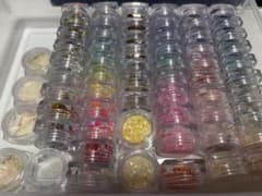 シェル／ホロ等 ６３個セット【ネイル／レジン　パーツ】のサムネイル
