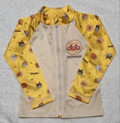 アンパンマン ラッシュガード イエロー上下セット 95cmのサムネイル
