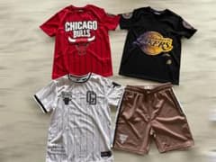 NBA キッズ Tシャツ ショートパンツ 4点セット 140cmブルズレイカーズのサムネイル